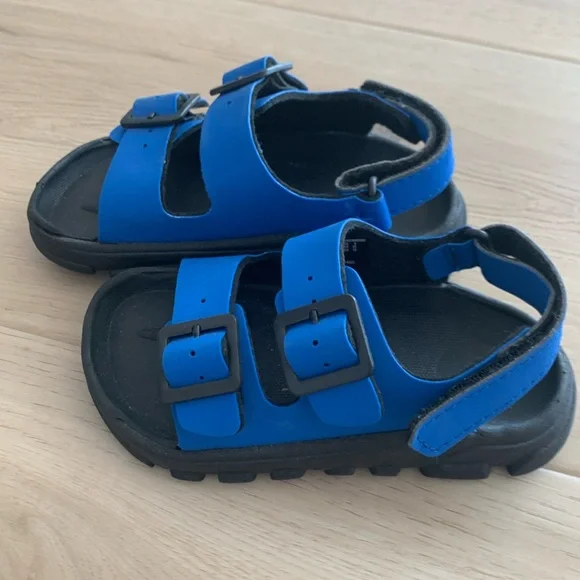 Toddler Boy Blue Sandals - Picture 1 of 6